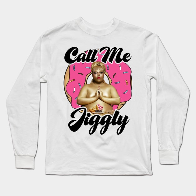 Call Me Jiggly Long Sleeve T-Shirt by aespinel